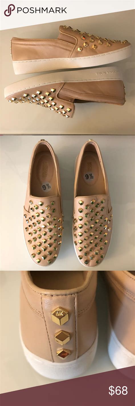 michael kors rose gold slip ons|Michael Kors rose gold shoes.